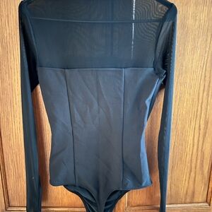 Black Long Sleeve One Piece